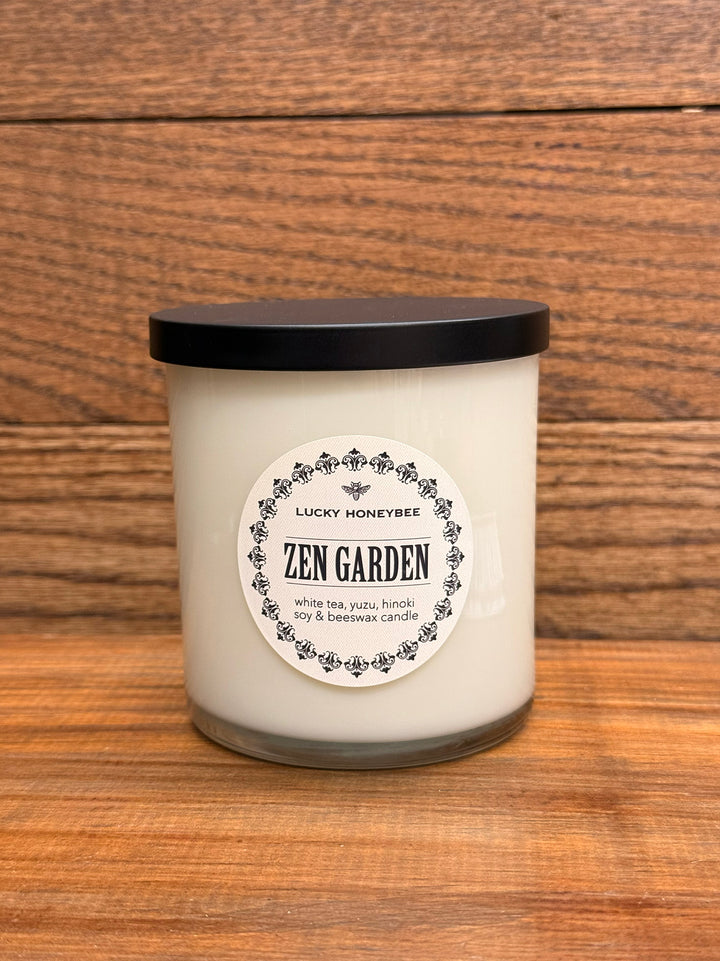 Zen Garden Candle a candle for relaxation by Lucky Honeybee